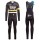 2016 Team Sky IV Schwarz-Gelb thermisch Fahrradbekleidung Satz Radtrikot Langarm+Lang Trägerhose Radtrikot De