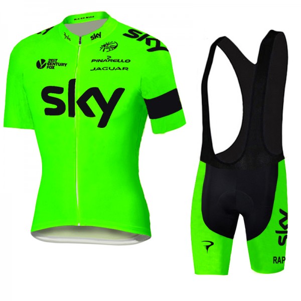 2016 SKY Fahrradbekleidung Satz Fahrradtrikot Kurzarm Trikot und Kurz Trägerhose Radtrikot De