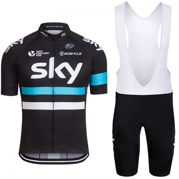 2016 SKY Fahrradbekleidung Satz Fahrradtrikot Kurzarm Trikot und Kurz Trägerhose 02 Radtrikot De