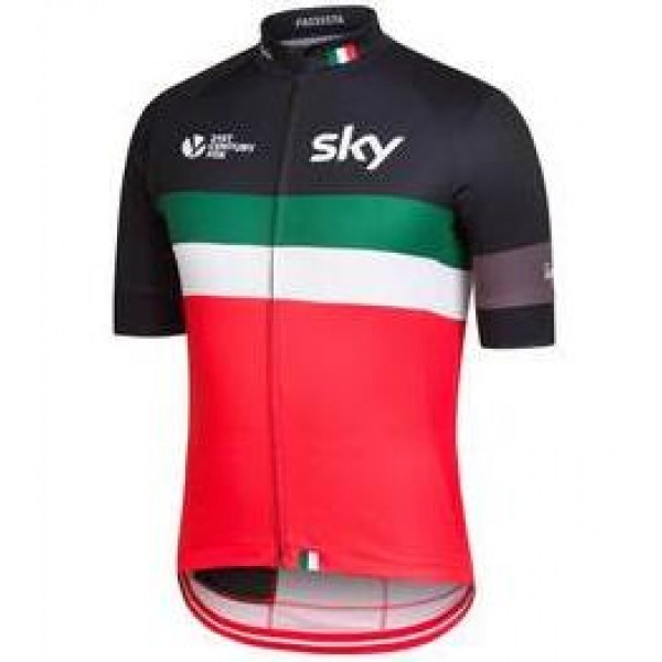 2016 SKY Italy Radtrikot Kurzarm Radtrikot De