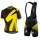 2016 Specialized Comp Racing Ss jaune Fahrradbekleidung Satz Fahrradtrikot Kurzarm Trikot und Kurz Trägerhose Radtrikot De