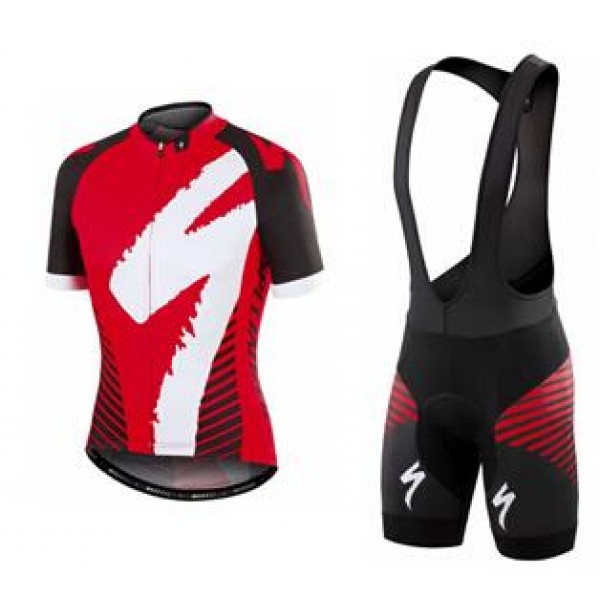 2016 Specialized Comp Racing Ss rouge Fahrradbekleidung Satz Fahrradtrikot Kurzarm Trikot und Kurz Trägerhose Radtrikot De
