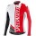 2016 Specialized Pro Team SZK Weiß-Rot Radtrikot Langarm Radtrikot De