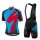 2016 Specialized Comp Racing Ss bleu Fahrradbekleidung Satz Fahrradtrikot Kurzarm Trikot und Kurz Trägerhose Radtrikot De