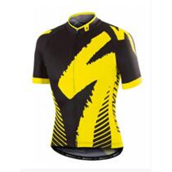 2016 Specialized Comp Racing Ss jaune Radtrikot Kurzarm Radtrikot De