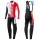 2016 Specialized Pro Team SZK Weiß-Rot thermisch Fahrradbekleidung Satz Radtrikot Langarm+Lang Trägerhose Radtrikot De
