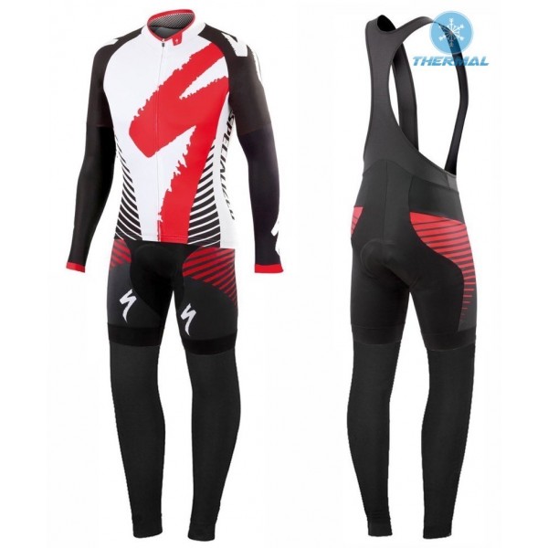 2016 Specialized Team LS Weiß-Rot thermisch Fahrradbekleidung Satz Radtrikot Langarm+Lang Trägerhose Radtrikot De 2016 Specialized Team LS Weiß-Rot thermisch Fahrradbekleidung Satz Radtrikot Langarm+Lang Trägerhose Radtrikot De