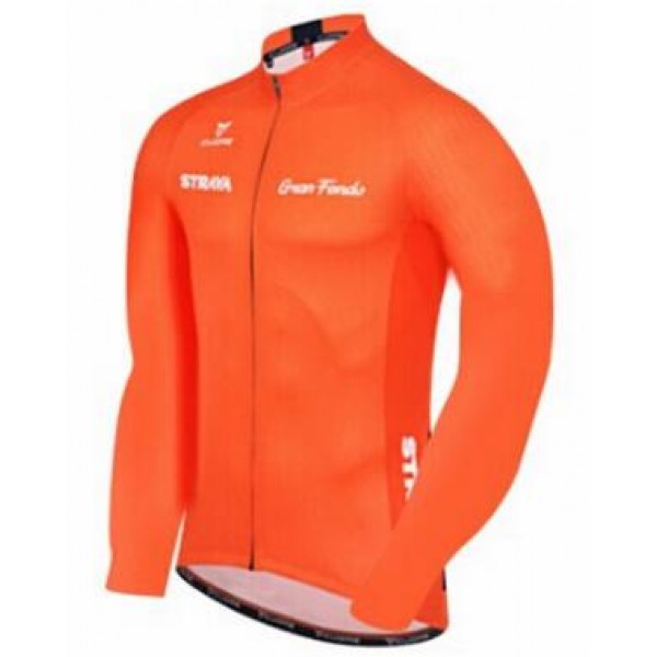 2016 Strava Fahrradtrikot Langarm orange Radtrikot De 2016 Strava Fahrradtrikot Langarm orange Radtrikot De