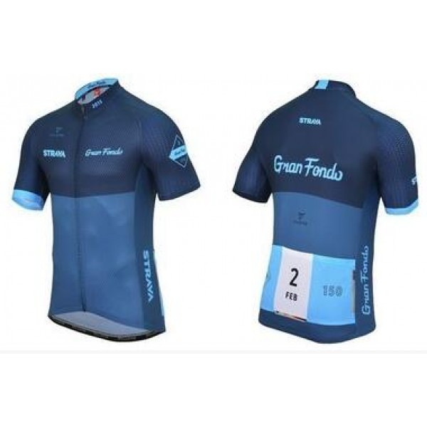 2016 Strava Radtrikot Kurzarm blau Radtrikot De 2016 Strava Radtrikot Kurzarm blau Radtrikot De