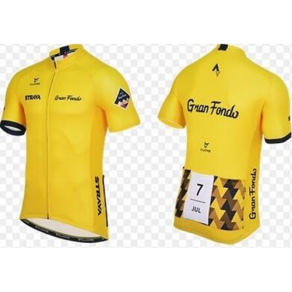 2016 Strava Radtrikot Kurzarm gelb Radtrikot De 2016 Strava Radtrikot Kurzarm gelb Radtrikot De