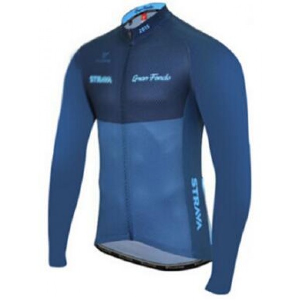 2016 Strava Fahrradtrikot Langarm blau Radtrikot De 2016 Strava Fahrradtrikot Langarm blau Radtrikot De