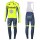 2016 Tinkoff Race Team Fahrradbekleidung Satz Radtrikot Langarm+Lang Trägerhose Radtrikot De