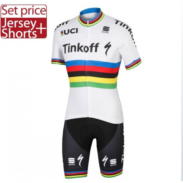 2016 TINKOFF World Champion Radbekleidung Radtrikot Kurzarm und Fahrradhosen Kurz Radtrikot De 2016 TINKOFF World Champion Radbekleidung Radtrikot Kurzarm und Fahrradhosen Kurz Radtrikot De