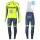2016 Tinkoff Race Team thermisch Fahrradbekleidung Satz Radtrikot Langarm+Lang Trägerhose Radtrikot De