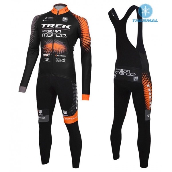 2016 Trek Selle San Marco thermisch Fahrradbekleidung Satz Radtrikot Langarm+Lang Trägerhose Radtrikot De 2016 Trek Selle San Marco thermisch Fahrradbekleidung Satz Radtrikot Langarm+Lang Trägerhose Radtrikot De