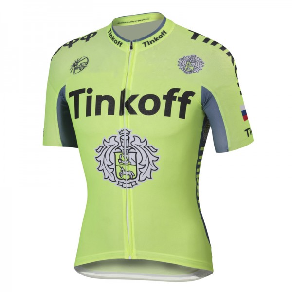 2016 Tinkoff Saxo Bank Fluo Light Green Radtrikot Kurzarm Radtrikot De 2016 Tinkoff Saxo Bank Fluo Light Green Radtrikot Kurzarm Radtrikot De