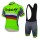 2016 Tinkoff Saxo Bank russo Fluo Green Fahrradbekleidung Satz Fahrradtrikot Kurzarm Trikot und Kurz Trägerhose Radtrikot De
