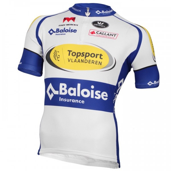 2016 TopSport Vlaanderen-Balois Radtrikot Kurzarm Radtrikot De 2016 TopSport Vlaanderen-Balois Radtrikot Kurzarm Radtrikot De