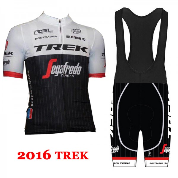 2016 Trek Segafredo Fahrradbekleidung Satz Fahrradtrikot Kurzarm Trikot und Kurz Trägerhose Radtrikot De