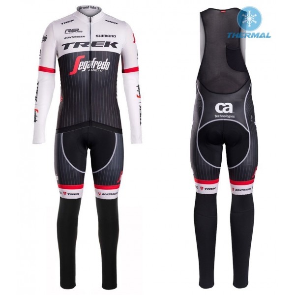 2016 Trek SegafRoto RSL TDF Ausgabe thermisch Fahrradbekleidung Satz Radtrikot Langarm+Lang Trägerhose Radtrikot De