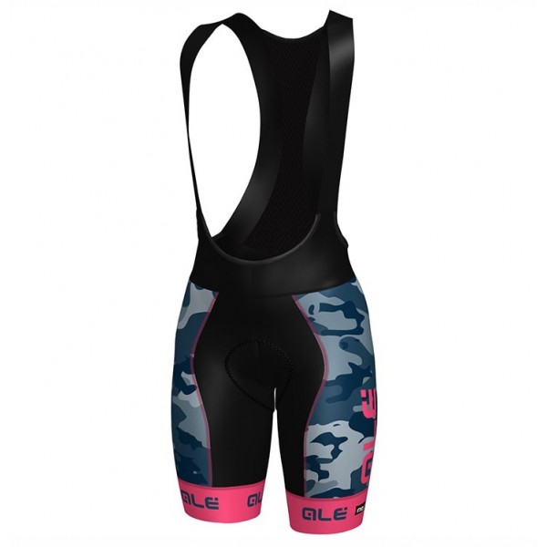 2017 Damen Ale Graphics PRR Camo Blau-Rose Kurz Trägerhose Radtrikot De