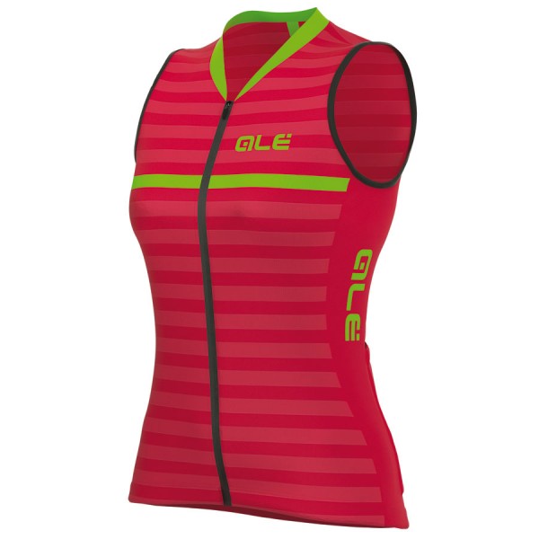 2017 Damen ärmelloses Trikot S/M Ale Excel Surf-Pink Grün Fluo Radtrikot De 2017 Damen ärmelloses Trikot S/M Ale Excel Surf-Pink Grün Fluo Radtrikot De