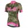 2017 Damen Ale Graphics PRR Camo Grün-Rose Radtrikot Kurzarm Radtrikot De