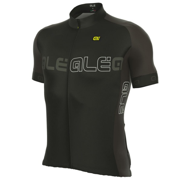 2017 Ale Excel Basic Radtrikot Kurzarm Schwarz Grau Radtrikot De