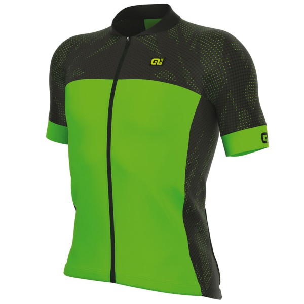 2017 Ale Formula 1.0 Ultimate Radtrikot Kurzarm Schwarz Grün Fluo Radtrikot De