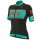 2017 Damen Ale R-EV1 Master Radtrikot Kurzarm Schwarz Light Blau Radtrikot De