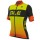 2017 Damen Ale R-EV1 Rumbles Radtrikot Kurzarm Orange Gelb Fluo Radtrikot De