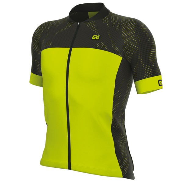 2017 Ale Formula 1.0 Ultimate Radtrikot Kurzarm Schwarz Gelb Fluo Radtrikot De