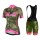 2017 Damen Ale Graphics PRR Camo Grün-Rose Fahrradbekleidung Satz Radtrikot Kurzarm+Kurz Trägerhose Radtrikot De