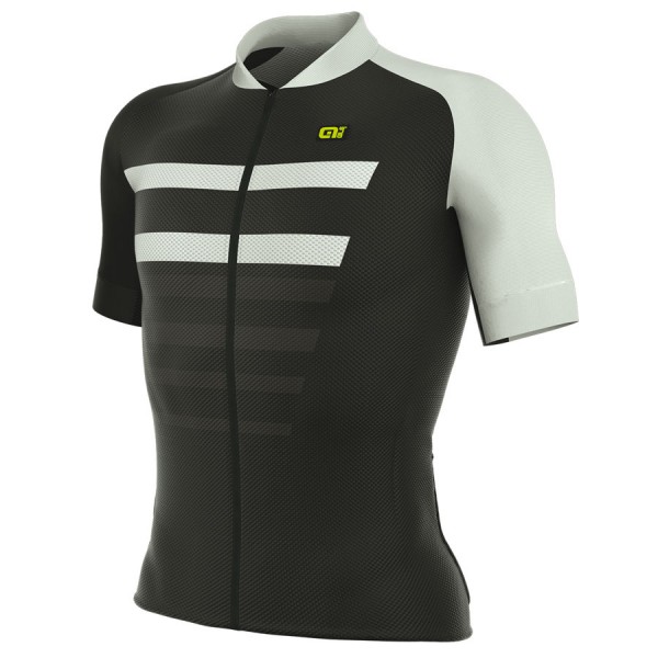 2017 Ale PRR 2.0 Piuma Radtrikot Kurzarm Schwarz Weiß Radtrikot De