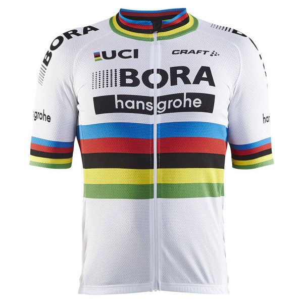 BORA Hansgrohe Pro Team 2017 UCI World Champion Radtrikot Kurzarm Radtrikot De BORA Hansgrohe Pro Team 2017 UCI World Champion Radtrikot Kurzarm Radtrikot De