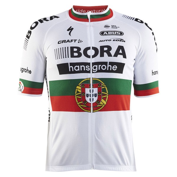 BORA Hansgrohe Pro Team 2017 Champion Portugais Radtrikot Kurzarm Radtrikot De BORA Hansgrohe Pro Team 2017 Champion Portugais Radtrikot Kurzarm Radtrikot De