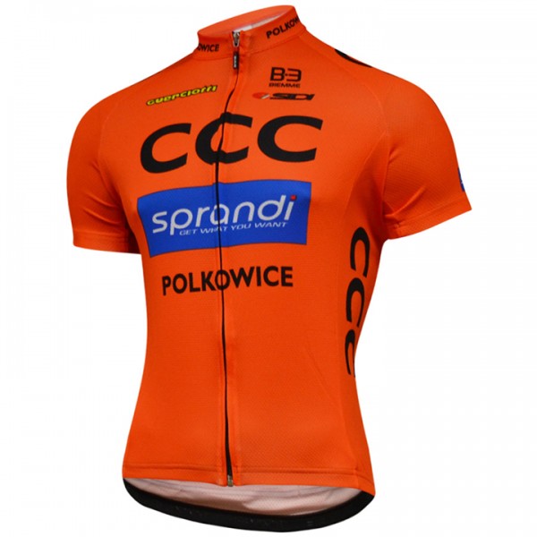 2017 CCC Sprandi Team Radtrikot Kurzarm Radtrikot De