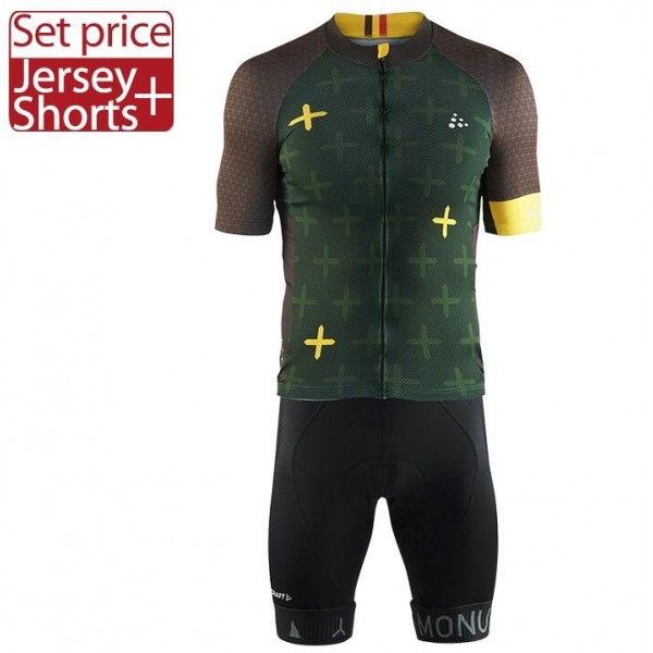 CRAFT MONUMENTS De Ronde 2017 Fahrradbekleidung Satz Radtrikot Kurzarm+Kurz Radhose Radtrikot De CRAFT MONUMENTS De Ronde 2017 Fahrradbekleidung Satz Radtrikot Kurzarm+Kurz Radhose Radtrikot De