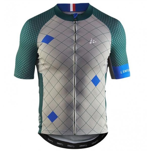 CRAFT MONUMENTS Lenfer Du Nord 2017 Radtrikot Kurzarm Radtrikot De CRAFT MONUMENTS Lenfer Du Nord 2017 Radtrikot Kurzarm Radtrikot De
