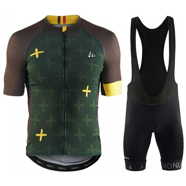 CRAFT MONUMENTS De Ronde 2017 Fahrradbekleidung Satz Radtrikot Kurzarm+Kurz Trägerhose Radtrikot De CRAFT MONUMENTS De Ronde 2017 Fahrradbekleidung Satz Radtrikot Kurzarm+Kurz Trägerhose Radtrikot De