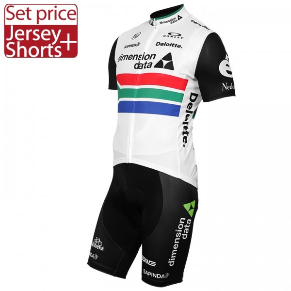 DIMENSION DATA 2017 South African Champion Fahrradbekleidung Satz Radtrikot Kurzarm+Kurz Radhose Radtrikot De