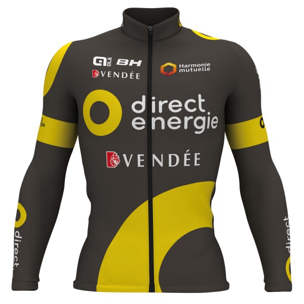 2017 Direct Energie Pro Radtrikot Langarm Radtrikot De 2017 Direct Energie Pro Radtrikot Langarm Radtrikot De