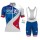 FDJ Pro 2017 Fahrradbekleidung Satz Radtrikot Kurzarm+Kurz Trägerhose Radtrikot De
