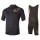 2017 Team FOX Homme Schwarz Gold Fahrradbekleidung Satz Radtrikot Kurzarm+Kurz Trägerhose Radtrikot De