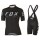 2017 Team FOX Damen Schwarz Weiß Fahrradbekleidung Satz Radtrikot Kurzarm+Kurz Trägerhose Radtrikot De