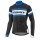 2017 Giant Blau Schwarz Radtrikot Langarm Radtrikot De