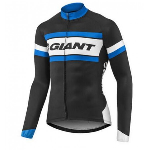 2017 Giant Blau Schwarz Radtrikot Langarm Radtrikot De 2017 Giant Blau Schwarz Radtrikot Langarm Radtrikot De