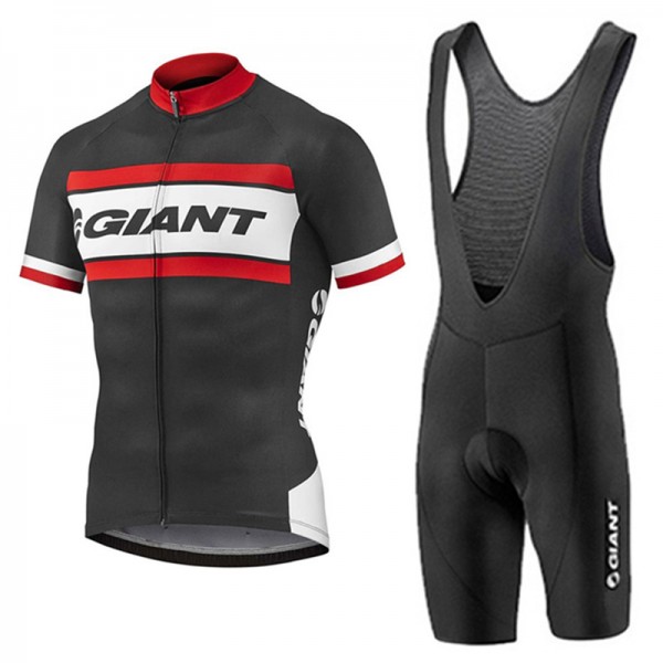 2017 Giant Rot Schwarz Fahrradbekleidung Satz Radtrikot Kurzarm+Kurz Trägerhose Radtrikot De 2017 Giant Rot Schwarz Fahrradbekleidung Satz Radtrikot Kurzarm+Kurz Trägerhose Radtrikot De