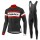 2017 Giant Rot Schwarz Fahrradbekleidung Satz Radtrikot Langarm+Lang Trägerhose Radtrikot De