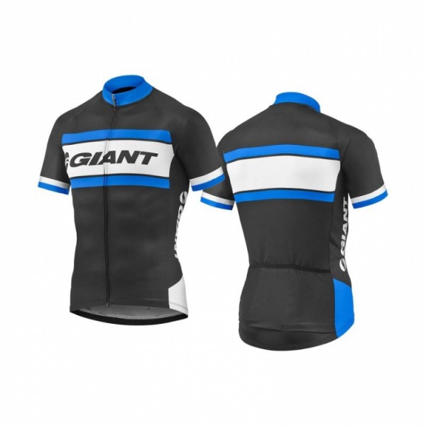 2017 Giant Blau Schwarz Radtrikot Kurzarm Radtrikot De